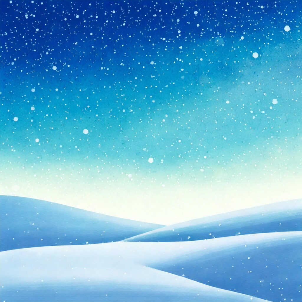 正方形の冬の背景