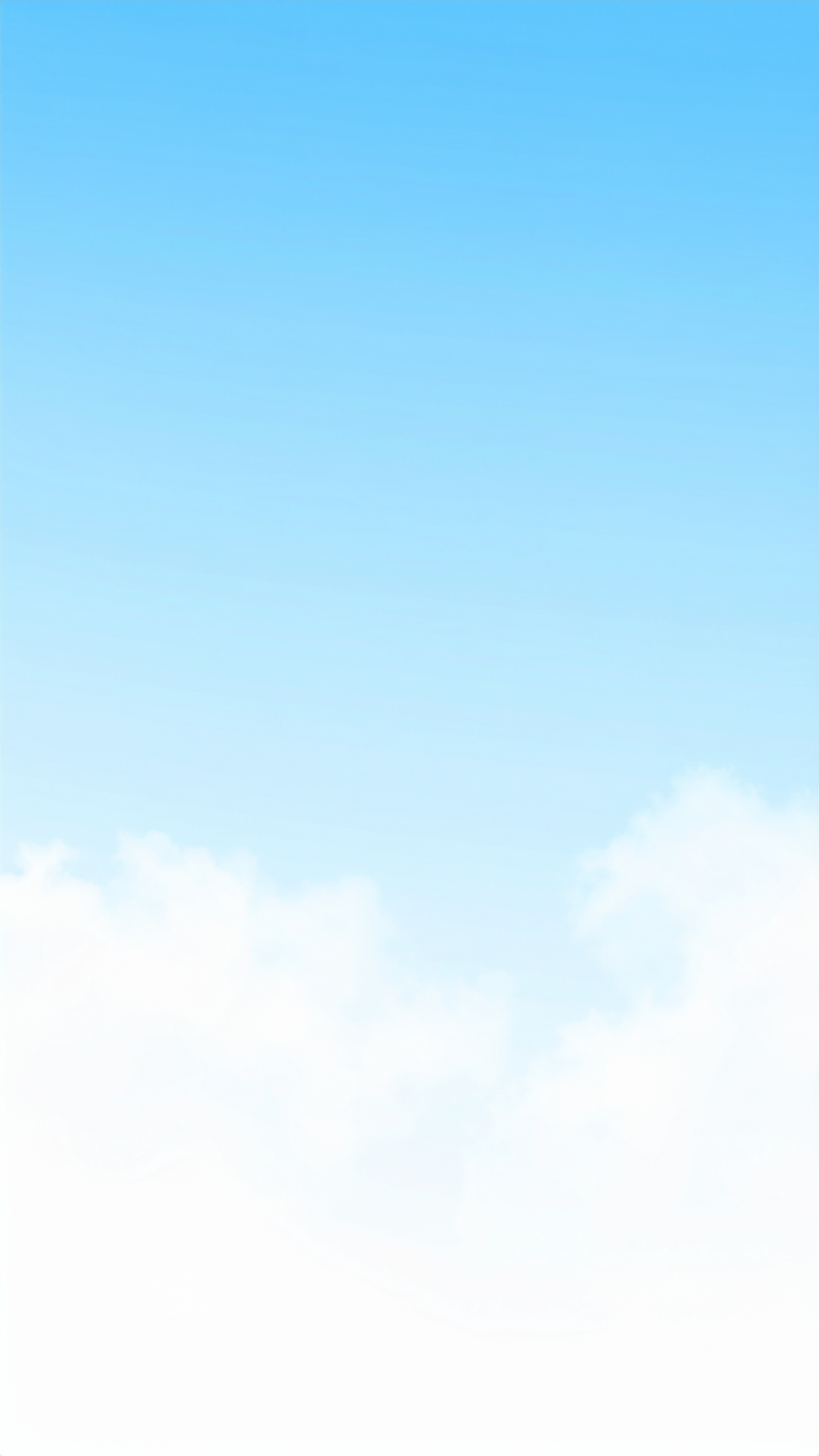 縦の青空の水彩の雲の背景フリー素材