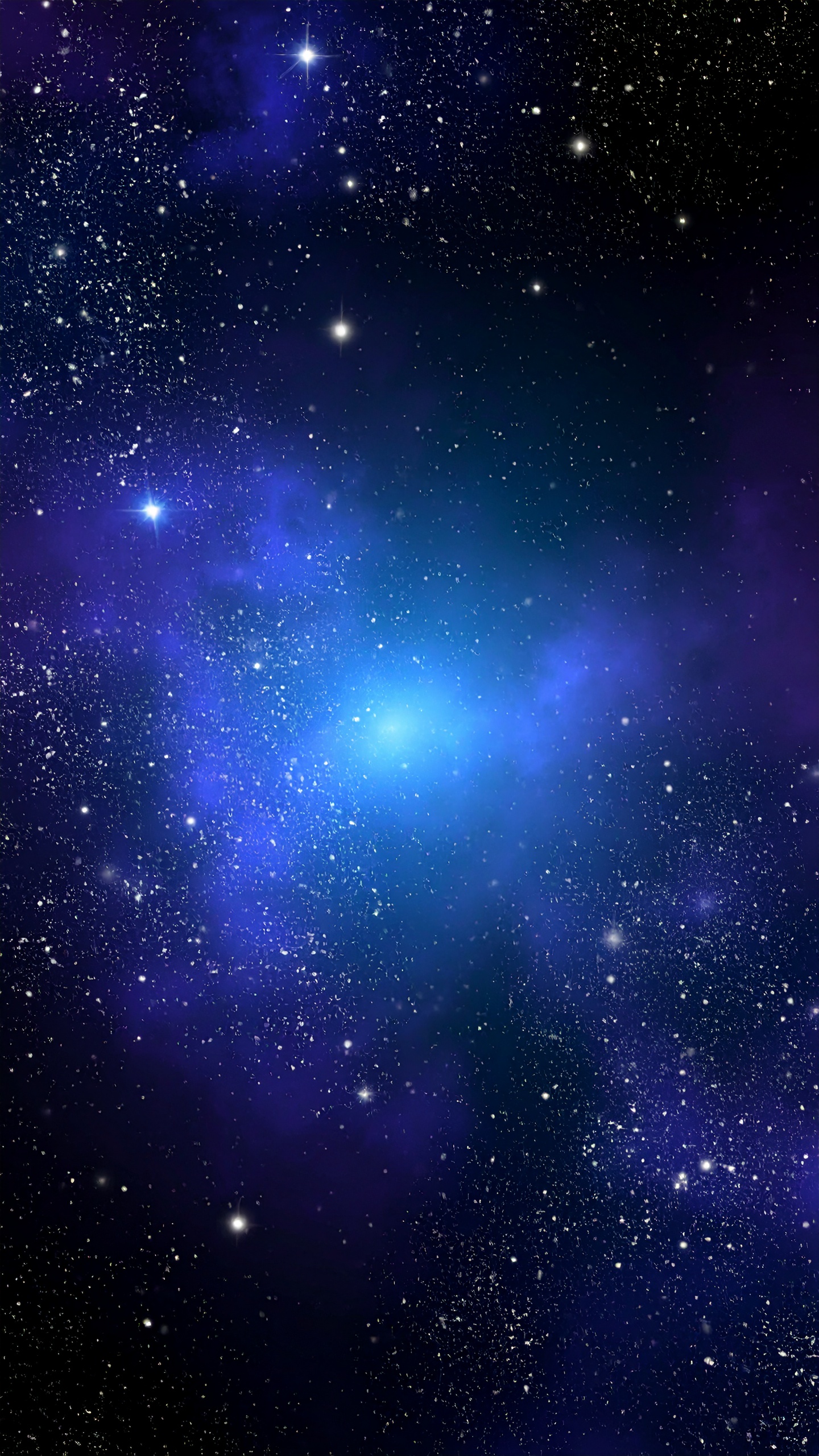 縦の宇宙の高画質な背景フリー素材