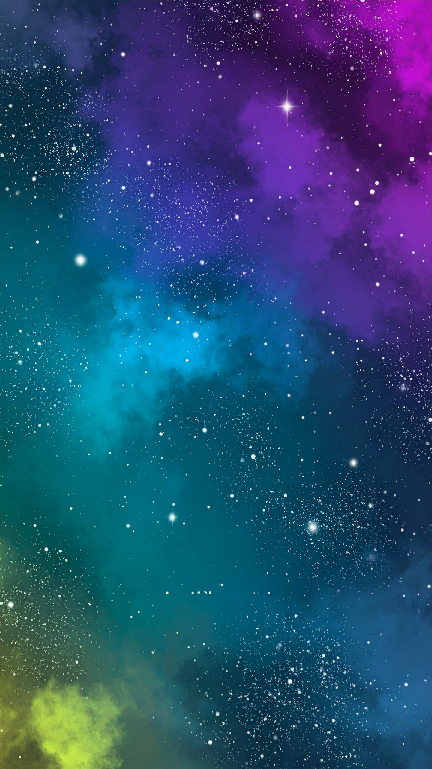 縦の宇宙のグラデーション背景画像