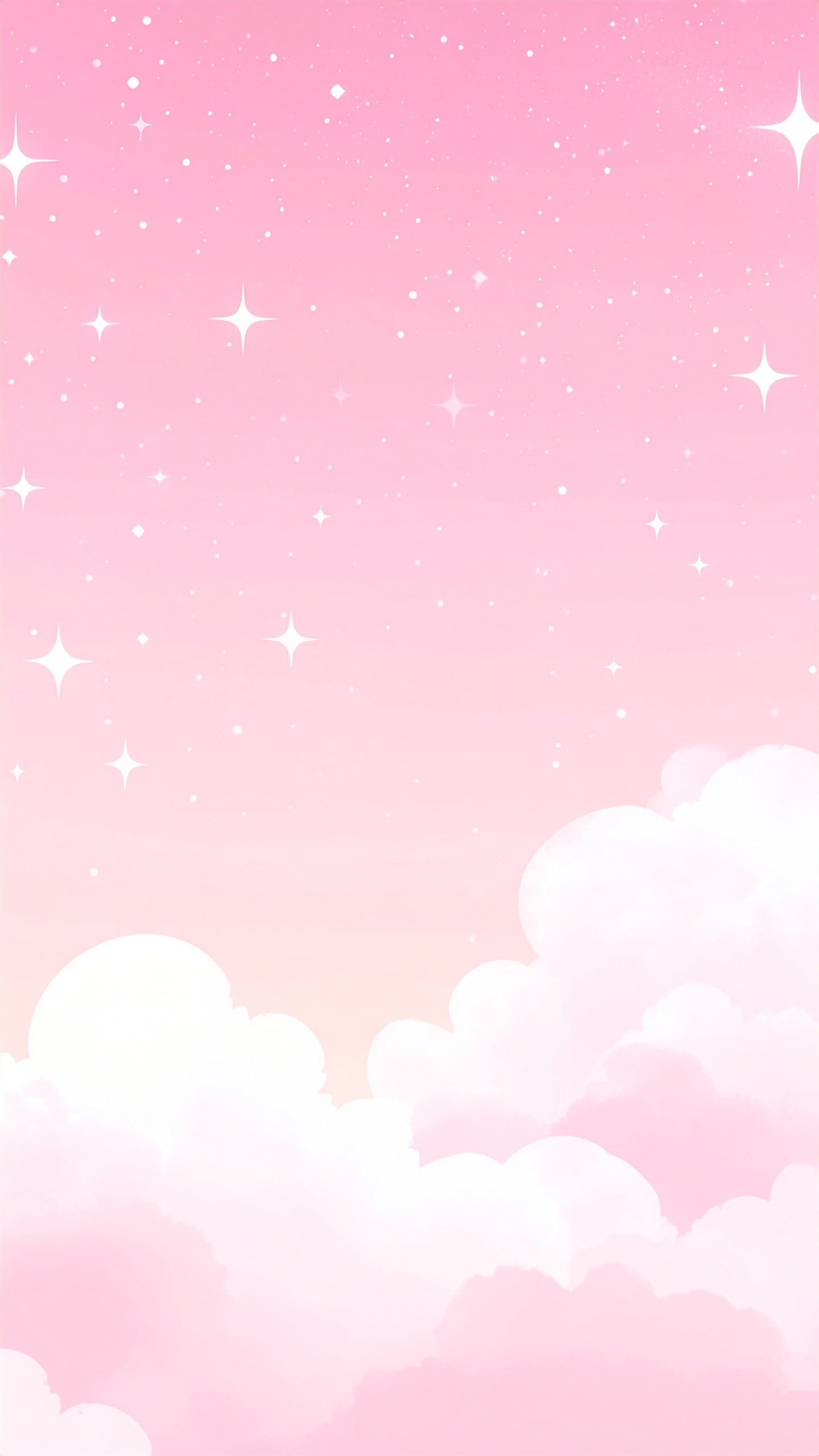 縦の夜空のピンク色の背景壁紙