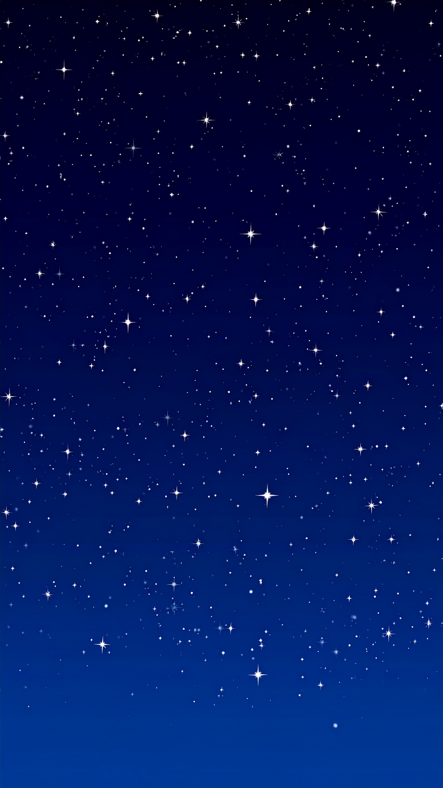 縦の夜空の高画質な背景イラスト