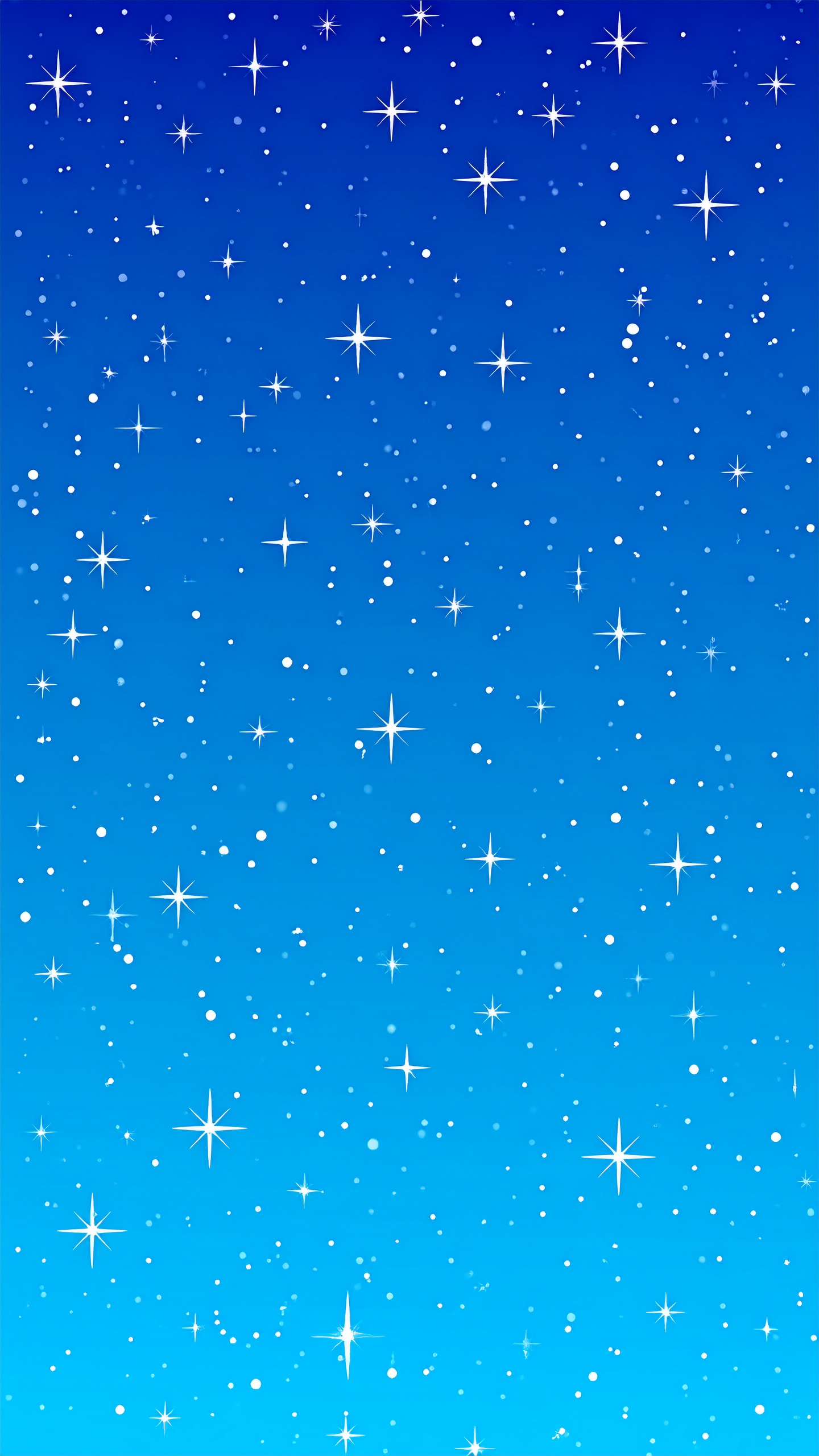 縦の夜空のシンプルなキラキラ背景イラスト