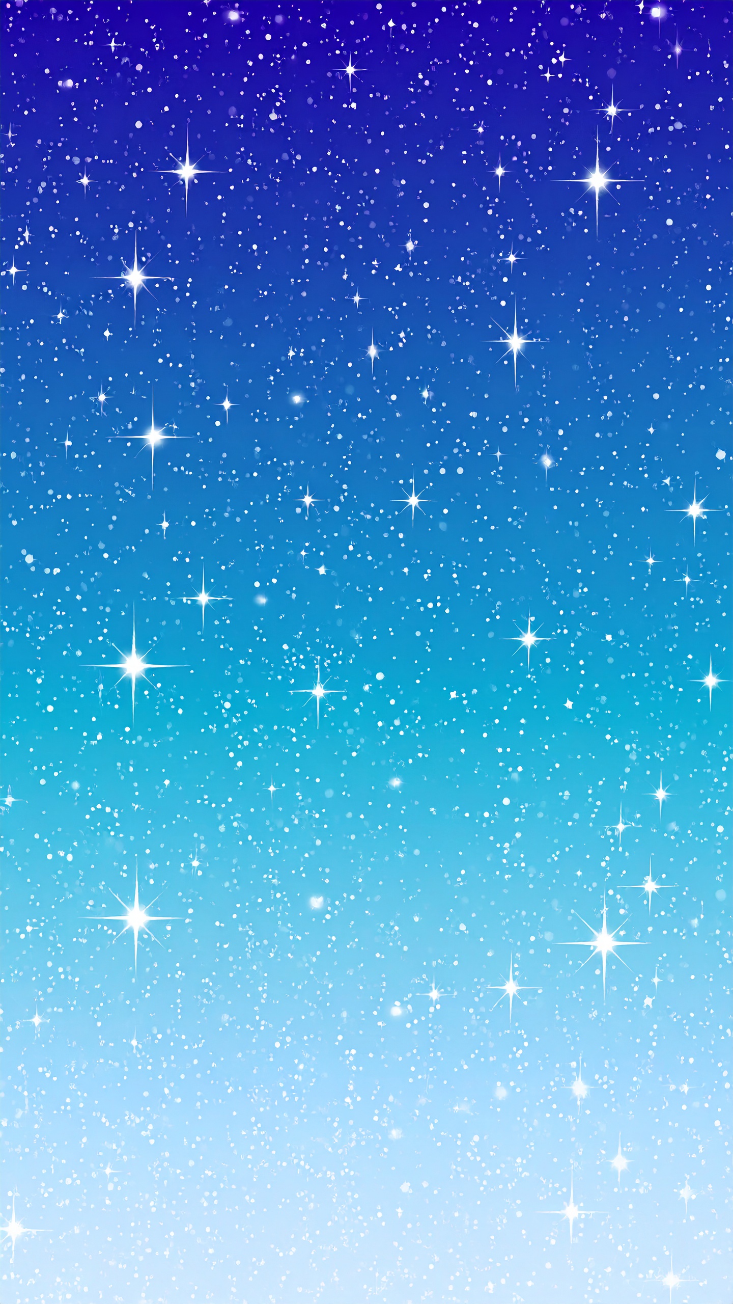 縦の夜空のキラキラグラデーション背景イラスト