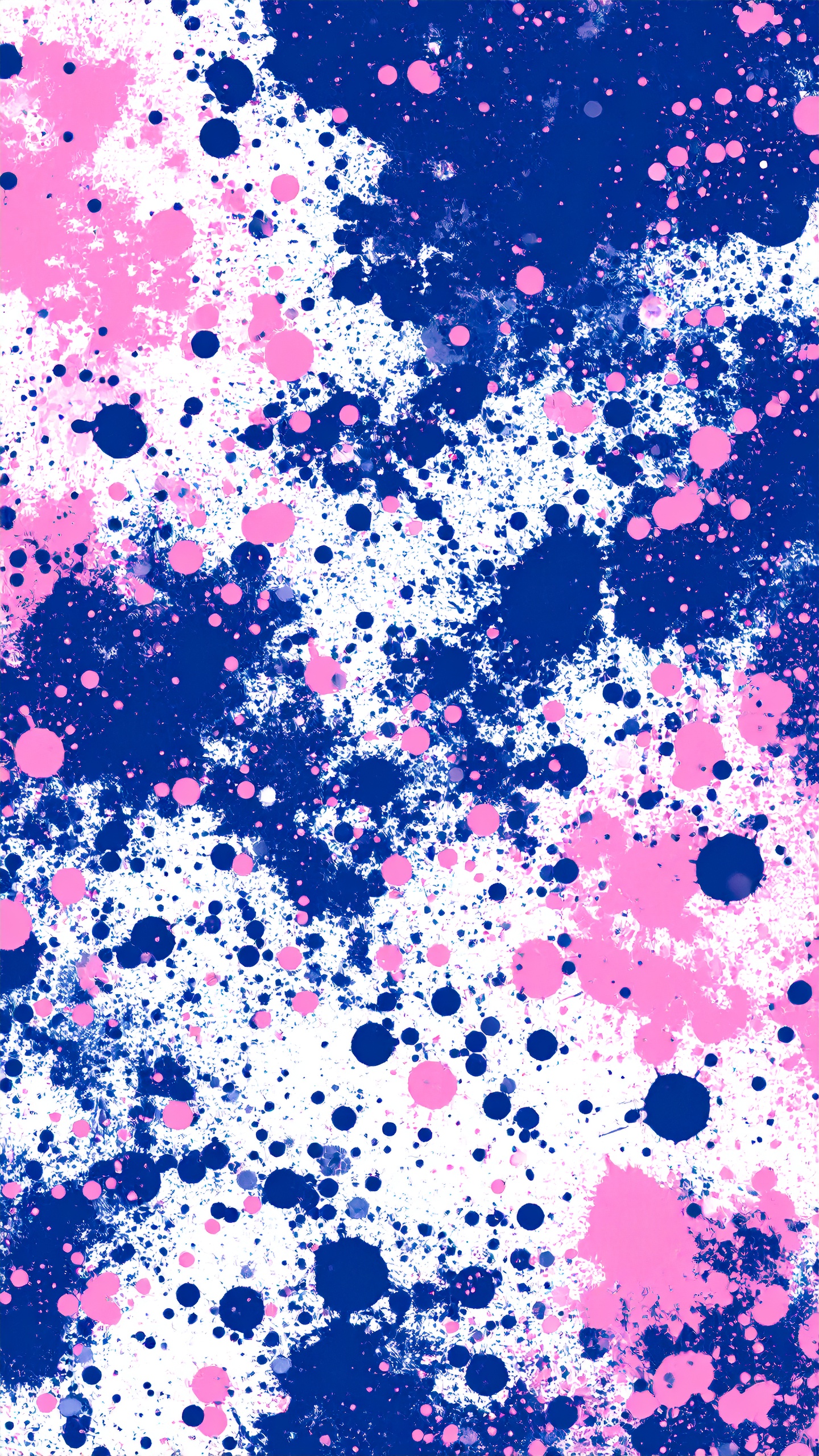 縦のペンキ、インクのネイビー、ピンク、白の背景イラスト