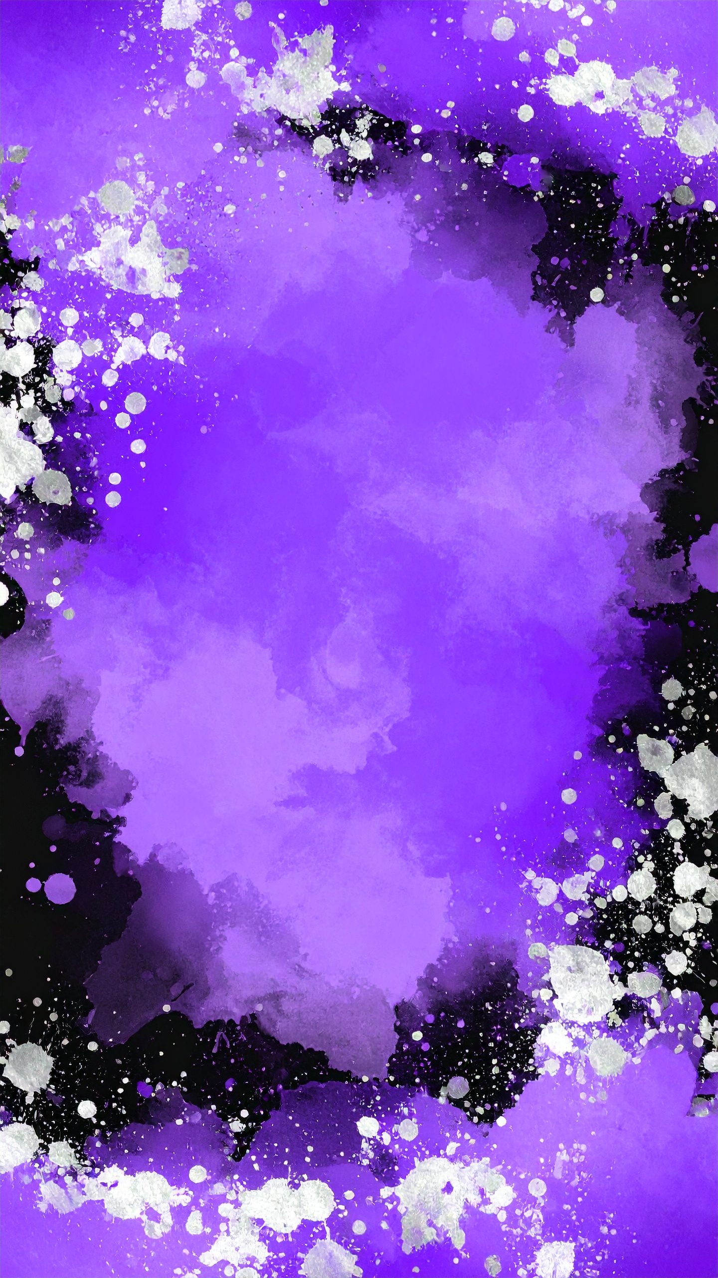 縦の紫と黒と銀色のかっこいい背景画像