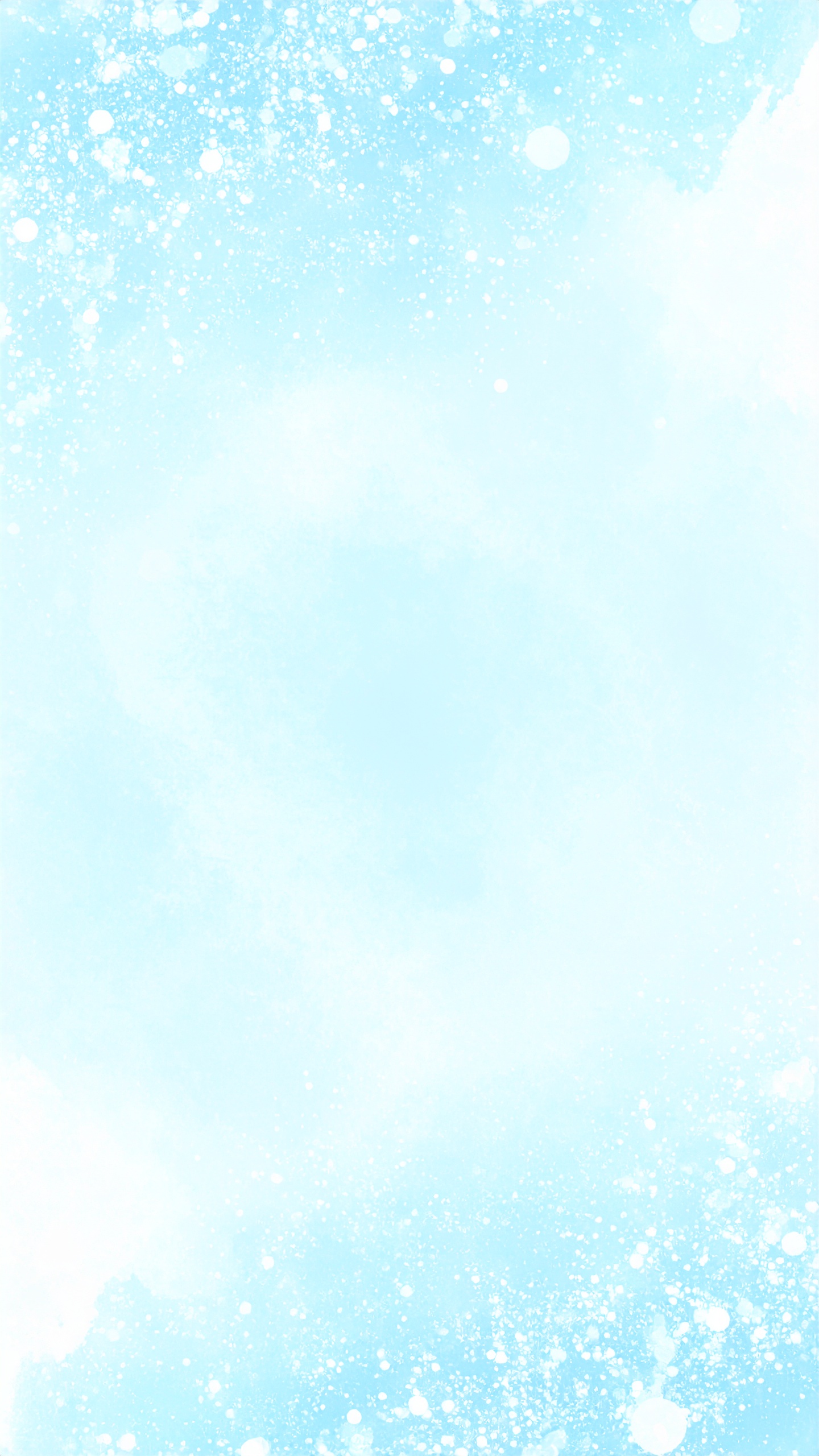 縦の水色のシンプルな水彩背景画像