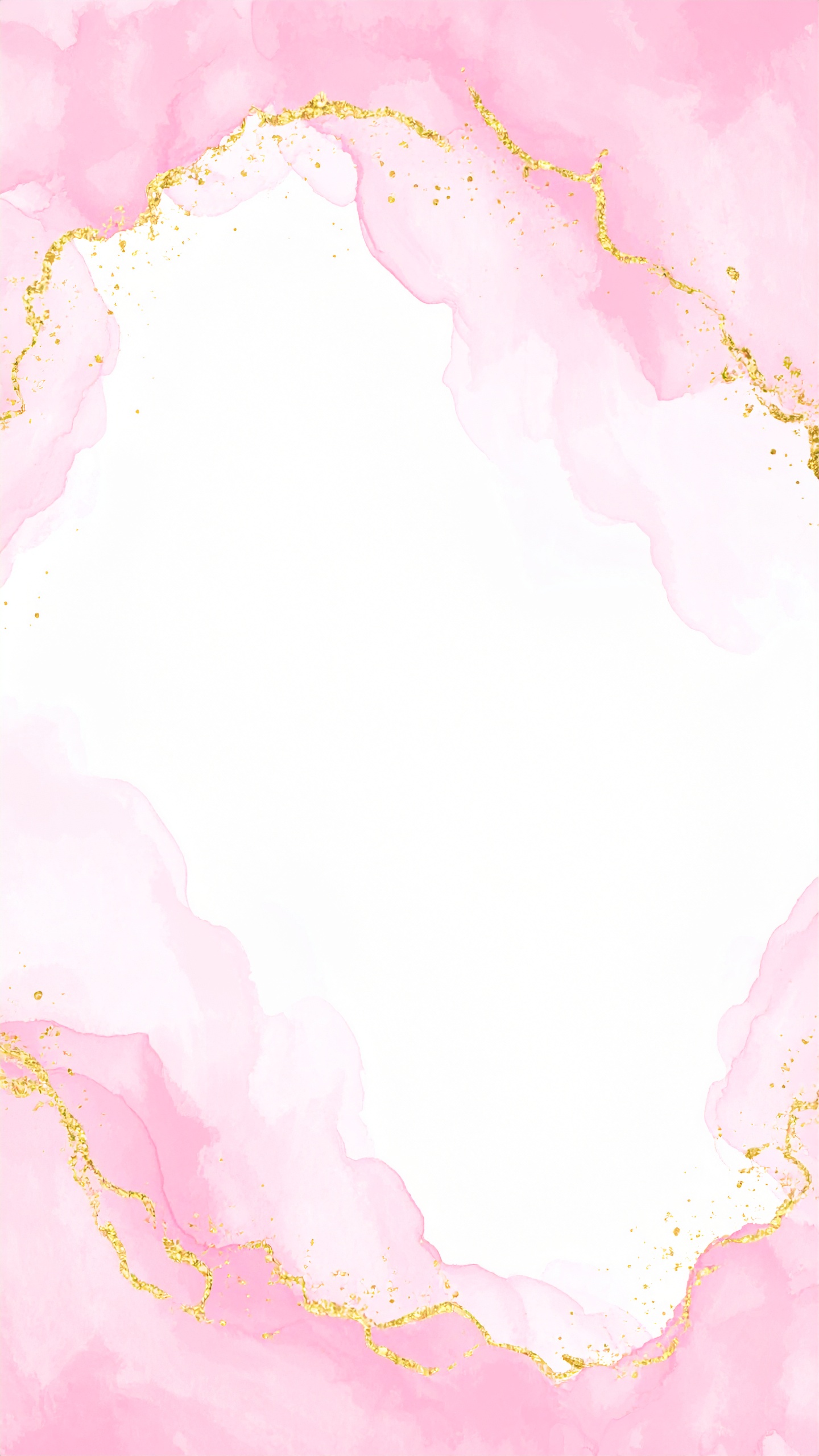 縦のピンクのおしゃれな水彩の背景画像