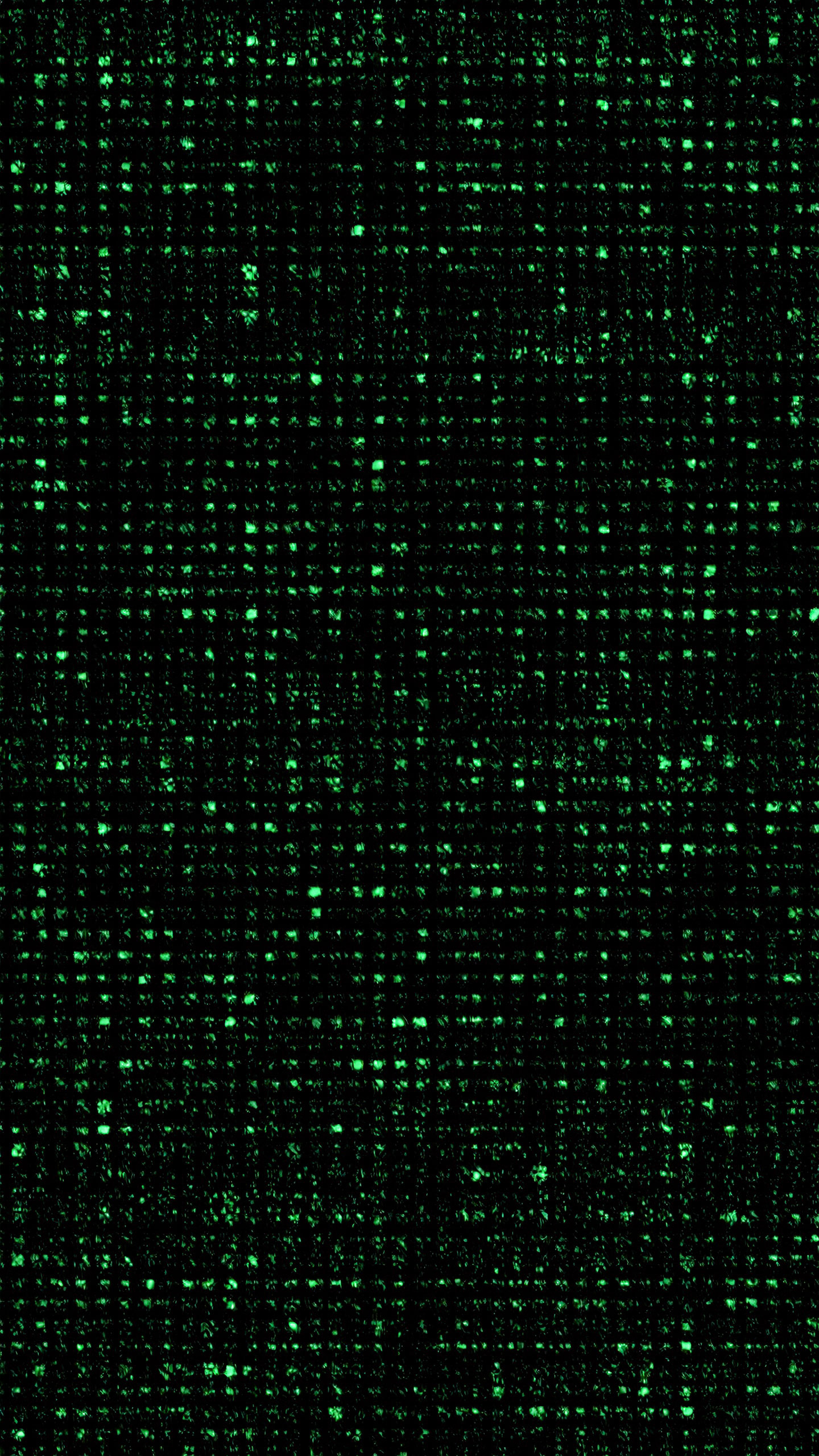 縦のツイード生地風の黒背景フリー素材（緑色）