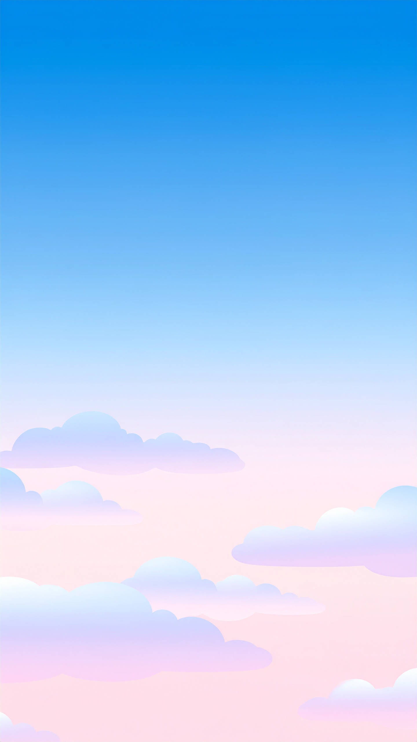 縦の空の背景イラスト