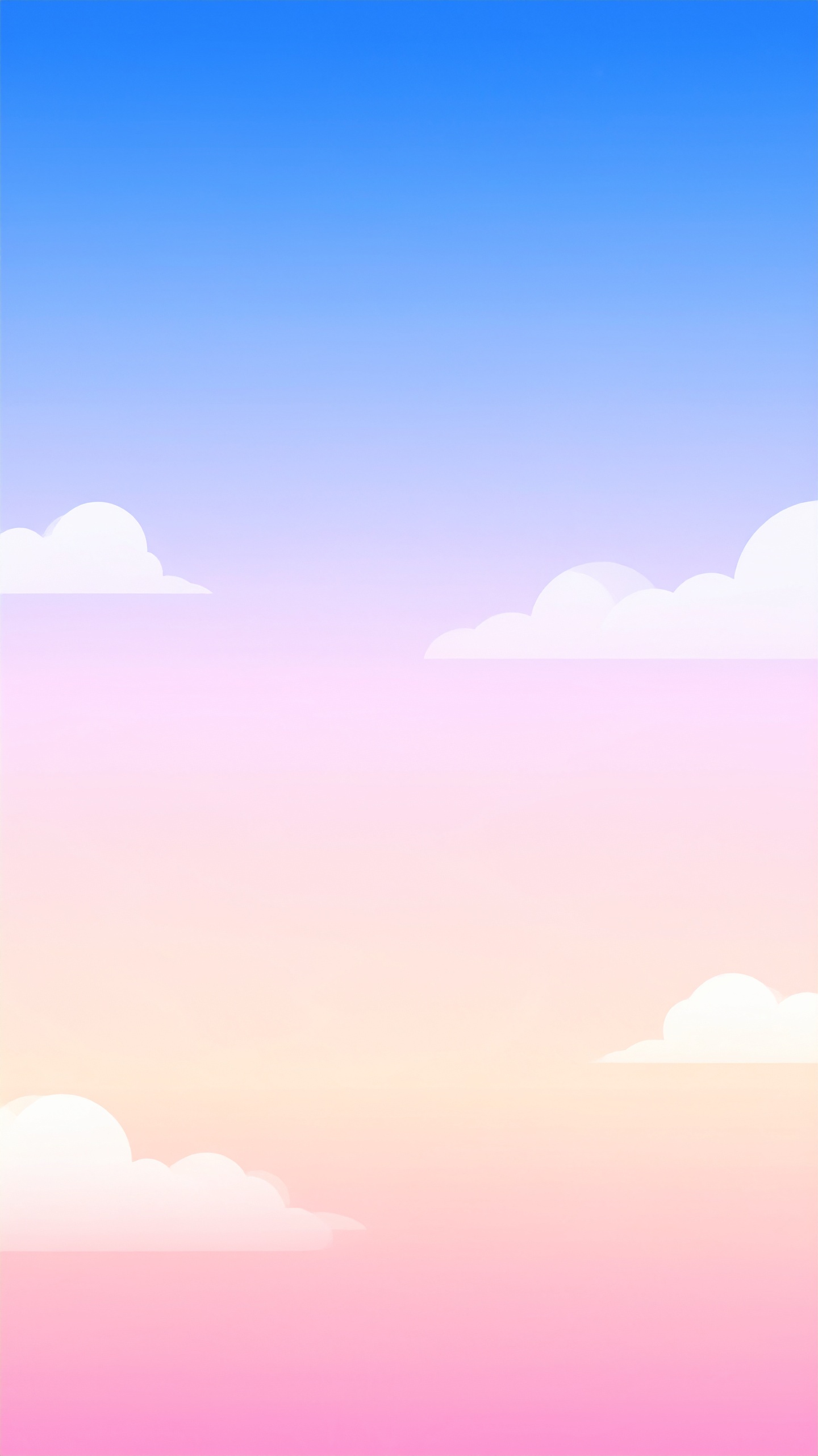 縦の空のグラデーションの背景イラスト