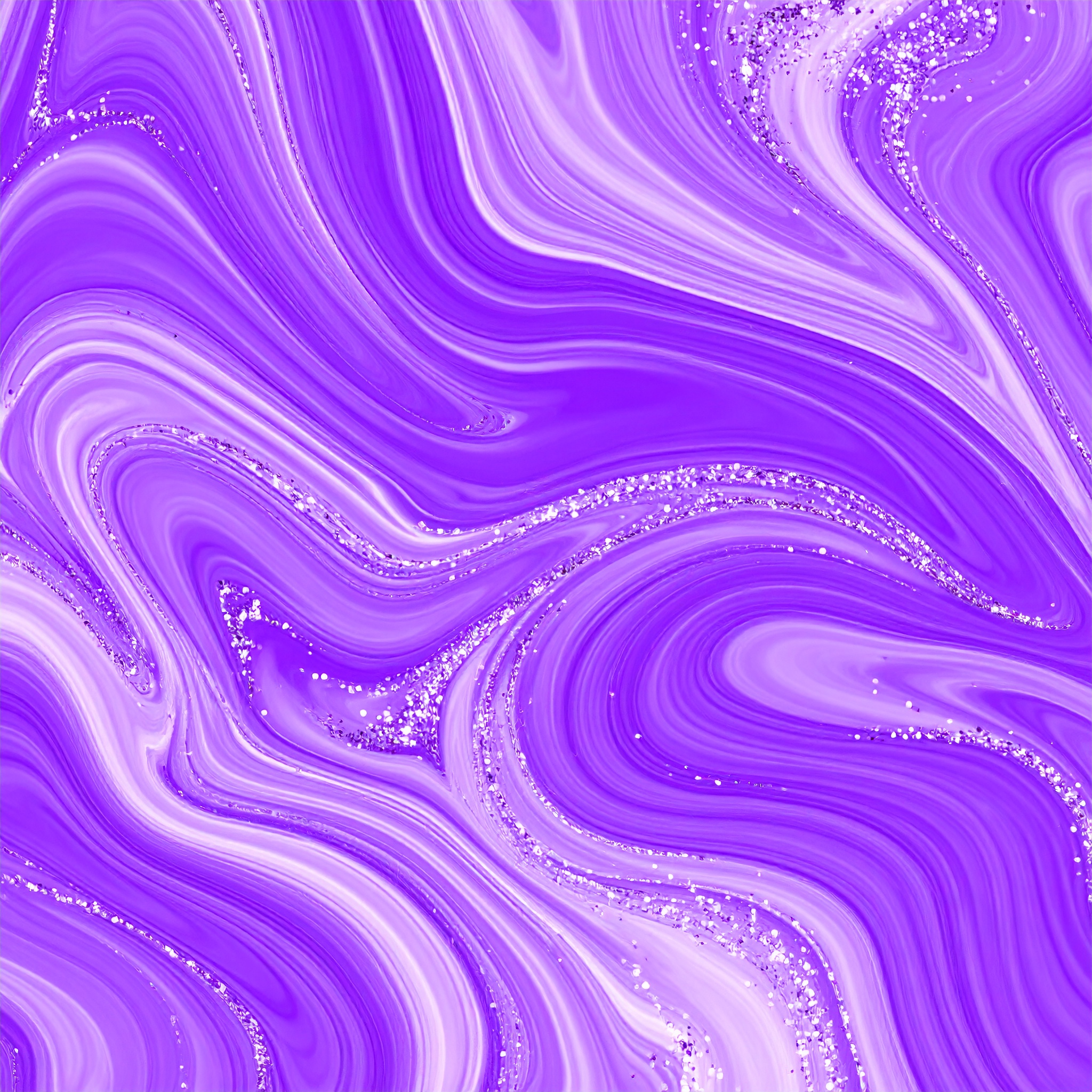正方形の紫とラメのマーブルのおしゃれな背景画像