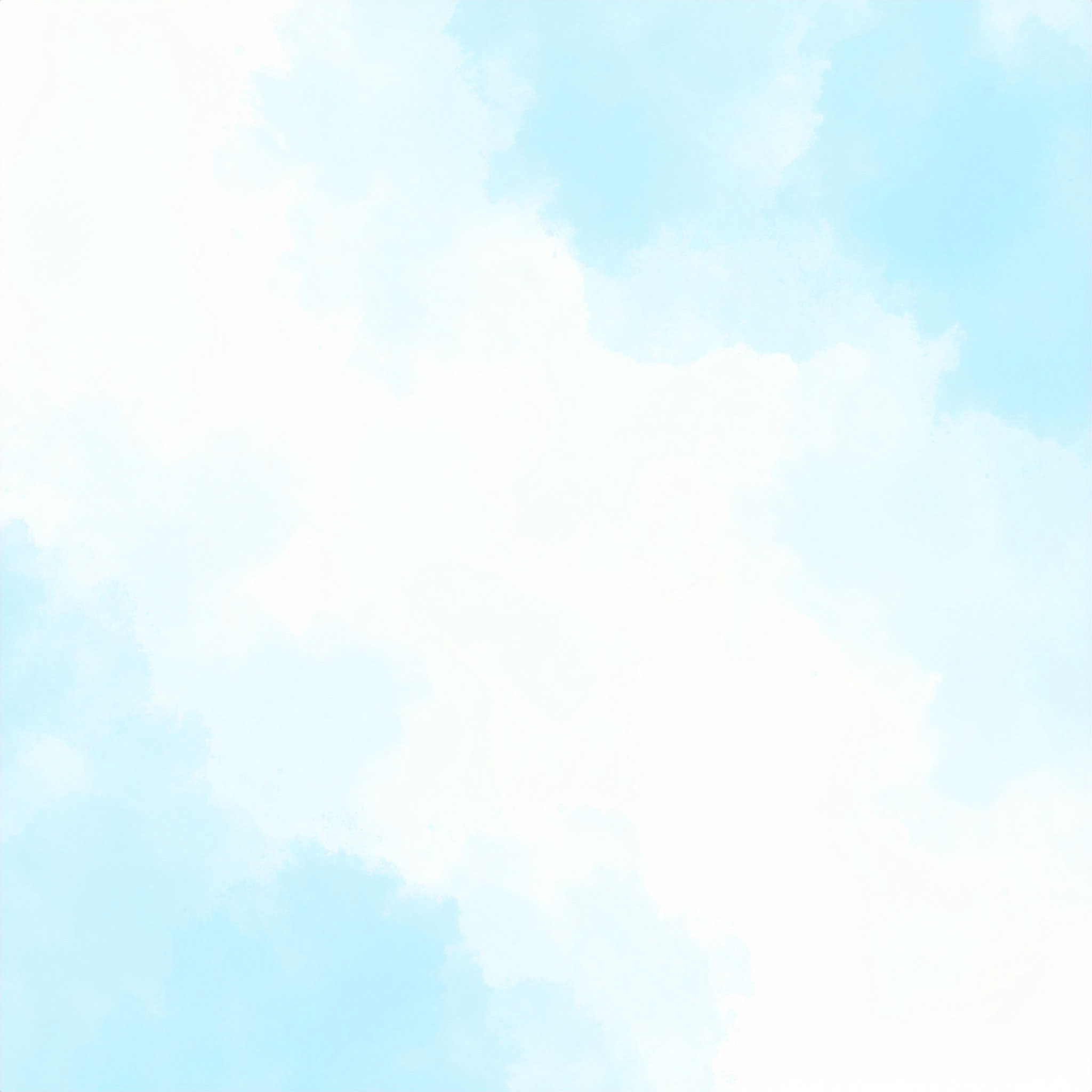 正方形の青色の水彩背景画像