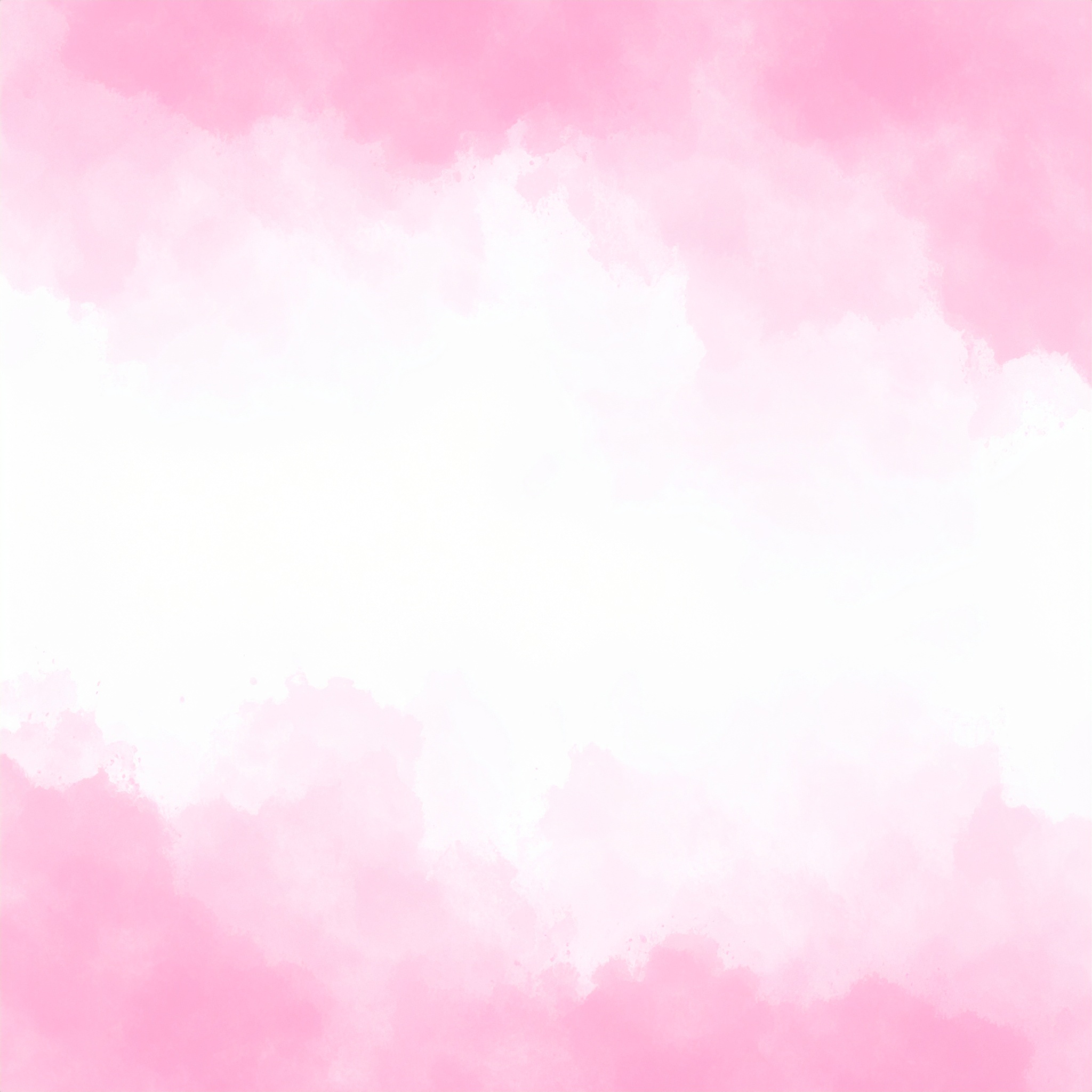 正方形のピンク色の水彩背景イラスト