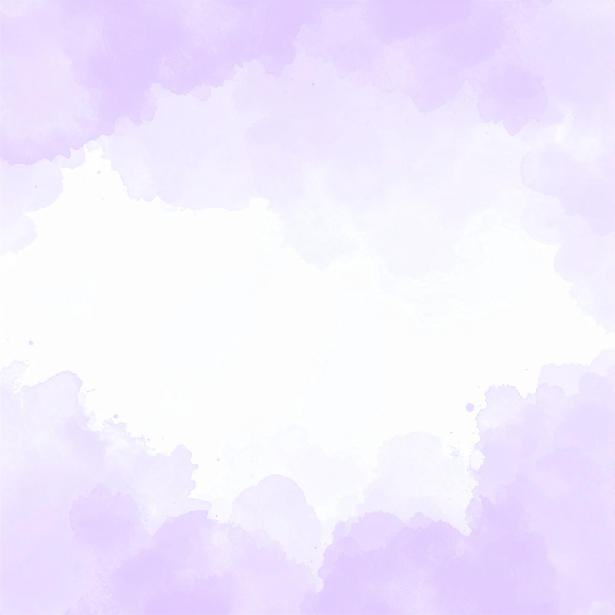 正方形の紫色の水彩背景イラスト