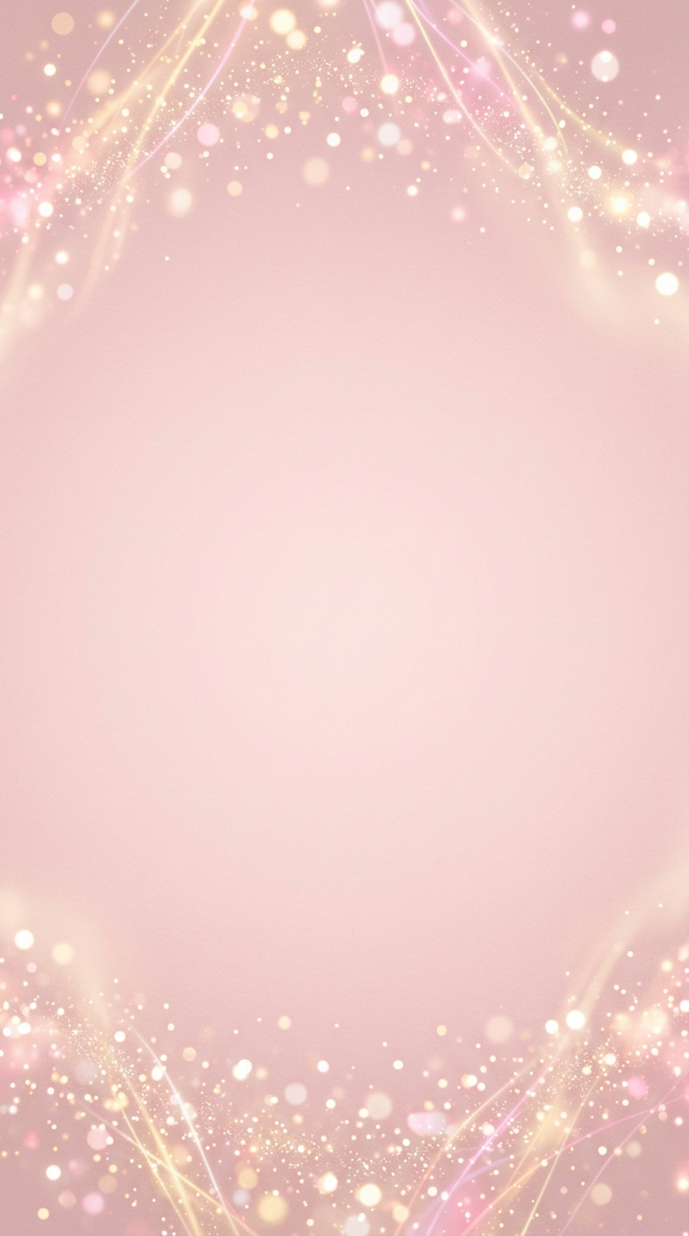 縦のピンクのキラキラでシンプルおしゃれな背景