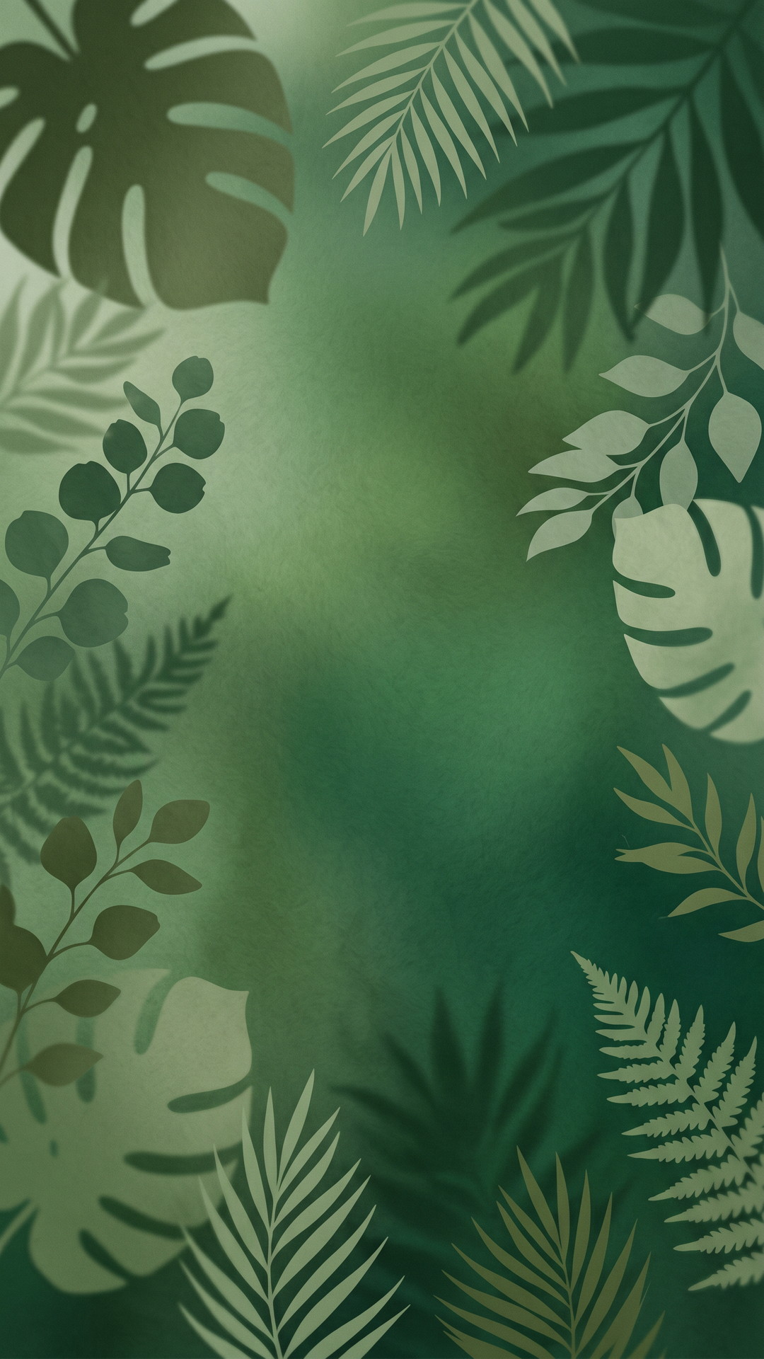 縦の緑色の植物がおしゃれな背景